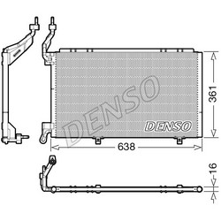 Радіатор кондиціонера Denso DCN10039