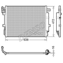 Радіатор кондиціонера LANDROVER LR018405 LANDROVER