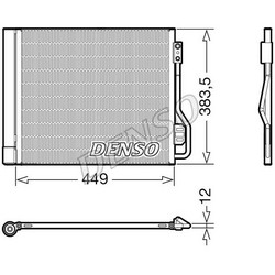 Радіатор кондиціонера Denso DCN16002