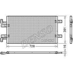 Радіатор кондиціонера Denso DCN20019