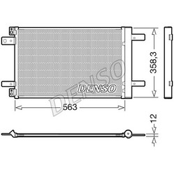 Радіатор кондиціонера HELLA 8FC351345121 HELLA