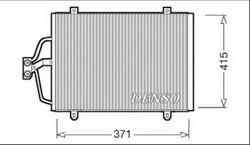 Радіатор кондиціонера Denso DCN23003