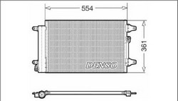 Радіатор кондиціонера Denso DCN32015