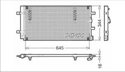 Радіатор кондиціонера Denso DCN32060