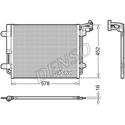 Радіатор кондиціонера Denso DCN32067