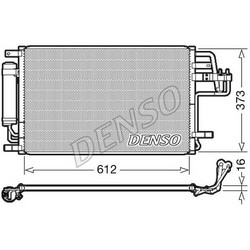 Радіатор кондиціонера Denso DCN41007