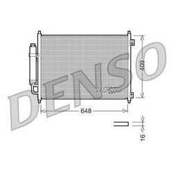 Радіатор кондиціонера Denso DCN46001