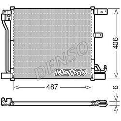 Радіатор кондиціонера Denso DCN46018