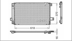 Радіатор кондиціонера Denso DCN50013