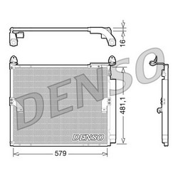 Радіатор кондиціонера Denso DCN50019