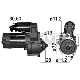 Стартер MITSUBISHI MM409411 MITSUBISHI