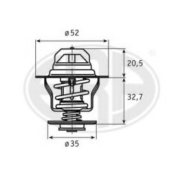 Термостат VALEO 819973 VALEO