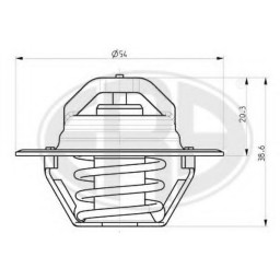 Термостат VALEO 819851 VALEO