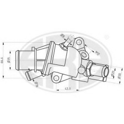 Термостат VALEO 820461 VALEO