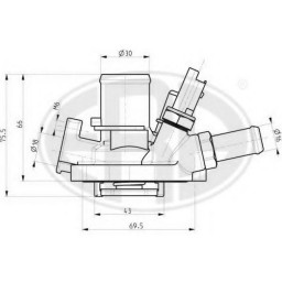 Термостат FIAT 55215006 FIAT