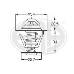 Термостат MITSUBISHI 3164602401 MITSUBISHI