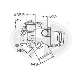 Термостат FIAT 7634348 FIAT