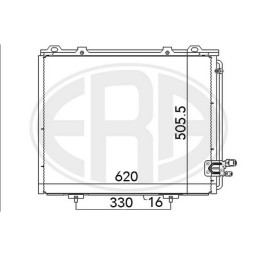 Радіатор кондиціонера ERA 667103HQ ERA