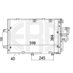 Радіатор кондиціонера ERA 667129HQ ERA