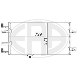 Радіатор кондиціонера OPEL 8200019382 OPEL