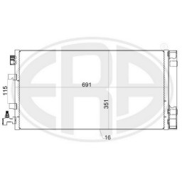 Радіатор кондиціонера NISSENS 940160 NISSENS