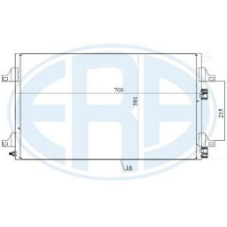 Радіатор кондиціонера ERA 667162HQ ERA
