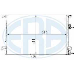 Радіатор кондиціонера STANDARD F443137 STANDARD