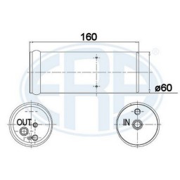 Осушувач кондиціонера HELLA 351196391 HELLA