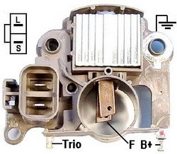 Регулятор генератора MITSUBISHI A866X00170 MITSUBISHI