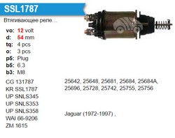 Втягуюче реле стартера LANDROVER RTC837 LANDROVER