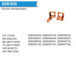Клема втягуючого реле MOTORHERZ SZN830WA MOTORHERZ