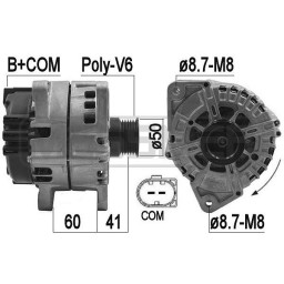 Генератор VALEO 2605594 VALEO