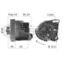 Генератор BOSCH 0 986 049 740 BOSCH