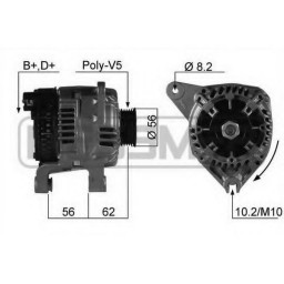 Генератор VALEO A11VI45 VALEO