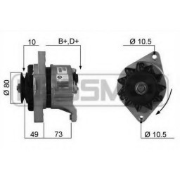 Генератор MAGNETIMARELLI 63300921 MAGNETIMARELLI