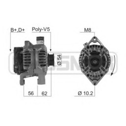 Генератор BOSCH 0 124 415 002 BOSCH