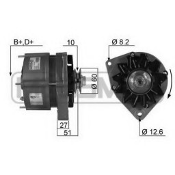 Генератор BOSCH 0120489715 BOSCH