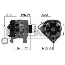 Генератор VALEO 437313 VALEO