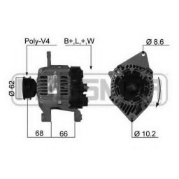 Генератор VALEO A13VI14 VALEO