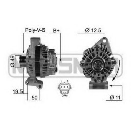 Генератор MITSUBISHI A005TA7692 MITSUBISHI