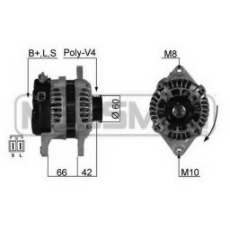 Генератор MANDO AB180140 MANDO