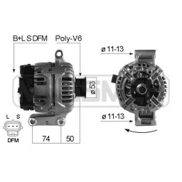 Генератор BOSCH 0124415029 BOSCH