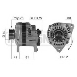 Генератор MITSUBISHI A002TA2492 MITSUBISHI