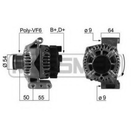 Генератор MAGNETIMARELLI 63377493 MAGNETIMARELLI