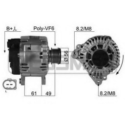 Генератор VALEO 439534 VALEO