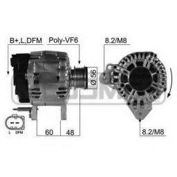 Генератор DELCO DRB5390 DELCO