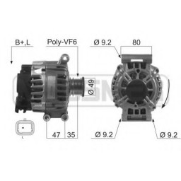 Генератор VALEO 439617 VALEO