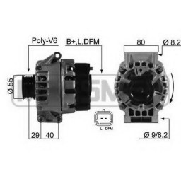 Генератор VALEO SG7S013 VALEO