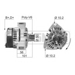 Генератор BOSCH 0 123 510 002 BOSCH