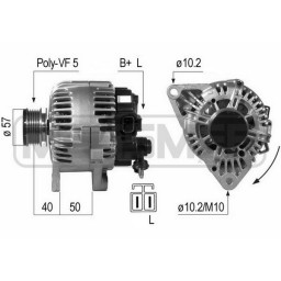 Генератор DELCO DRA0355N DELCO